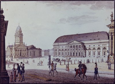 Der Gendarmenmarkt von F.A. Calau